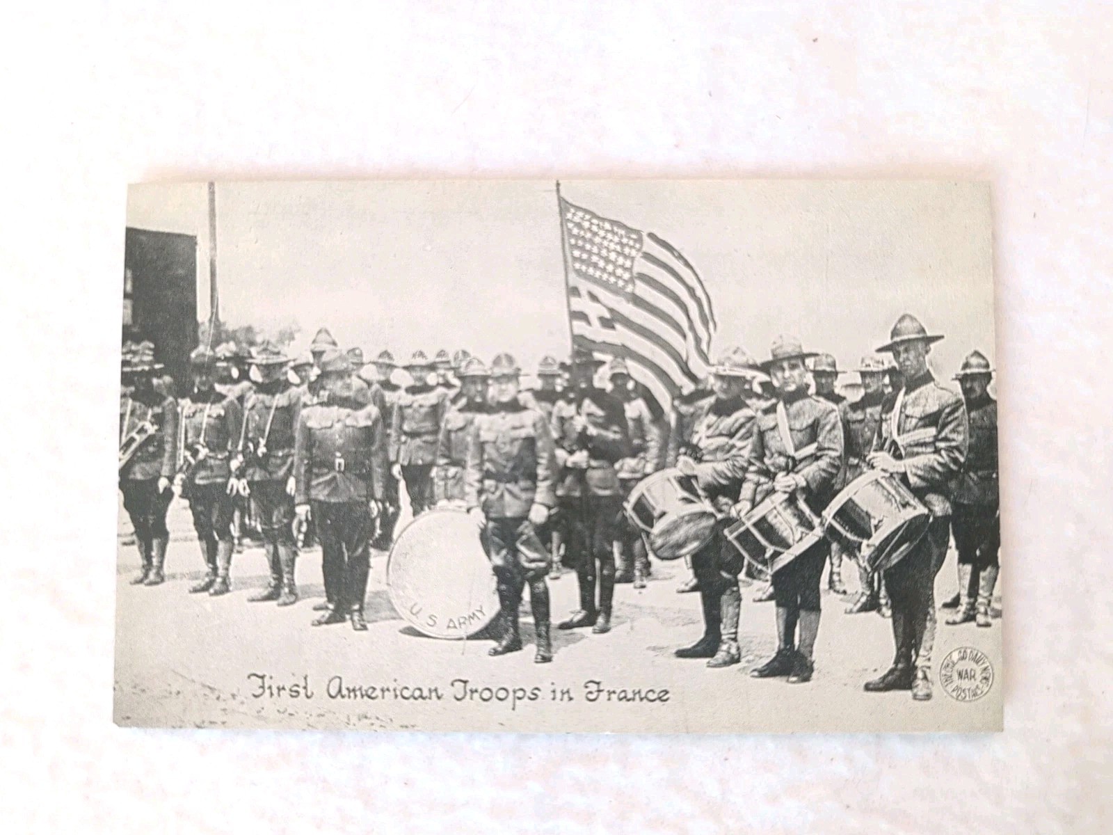 WWI Underwood & Underwood First American Troops in France by Chicago Daily News