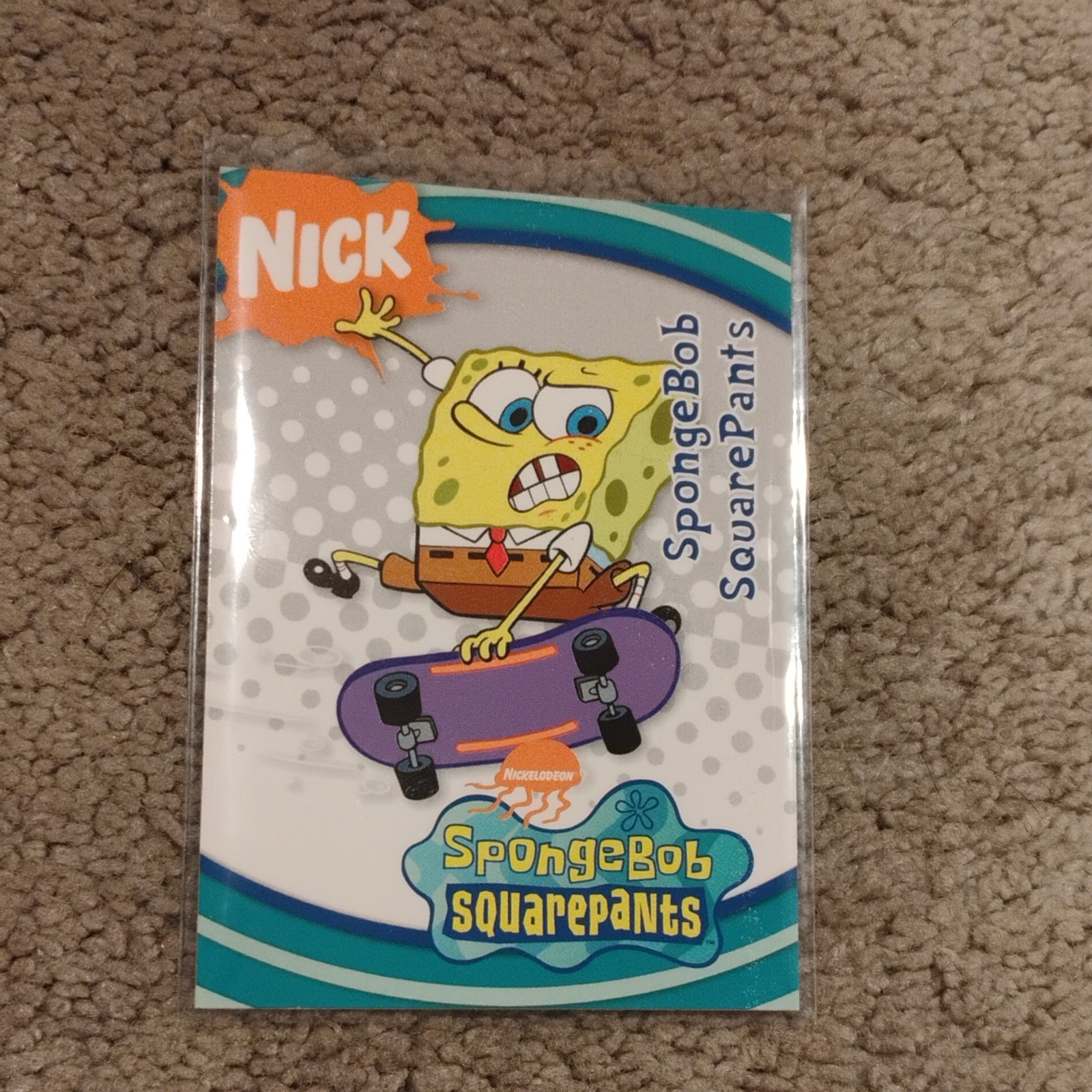 2004 UPPER DECK NICKTOONS SPONGEBOB SPORTS SKATEBOARDING CARD # NT-112