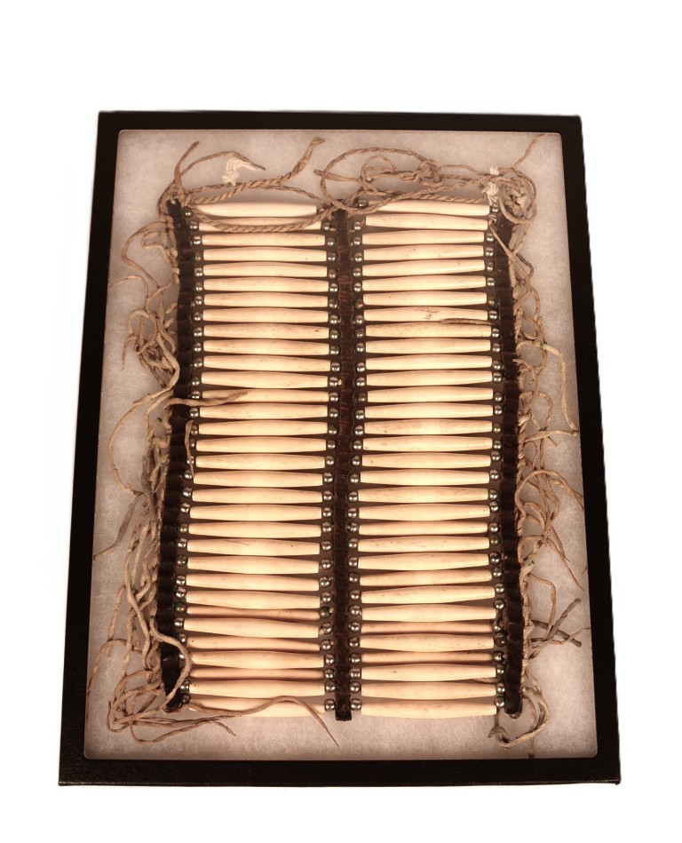 Plains Bone Hair Pipe Breastplate ca. 1890  12.5