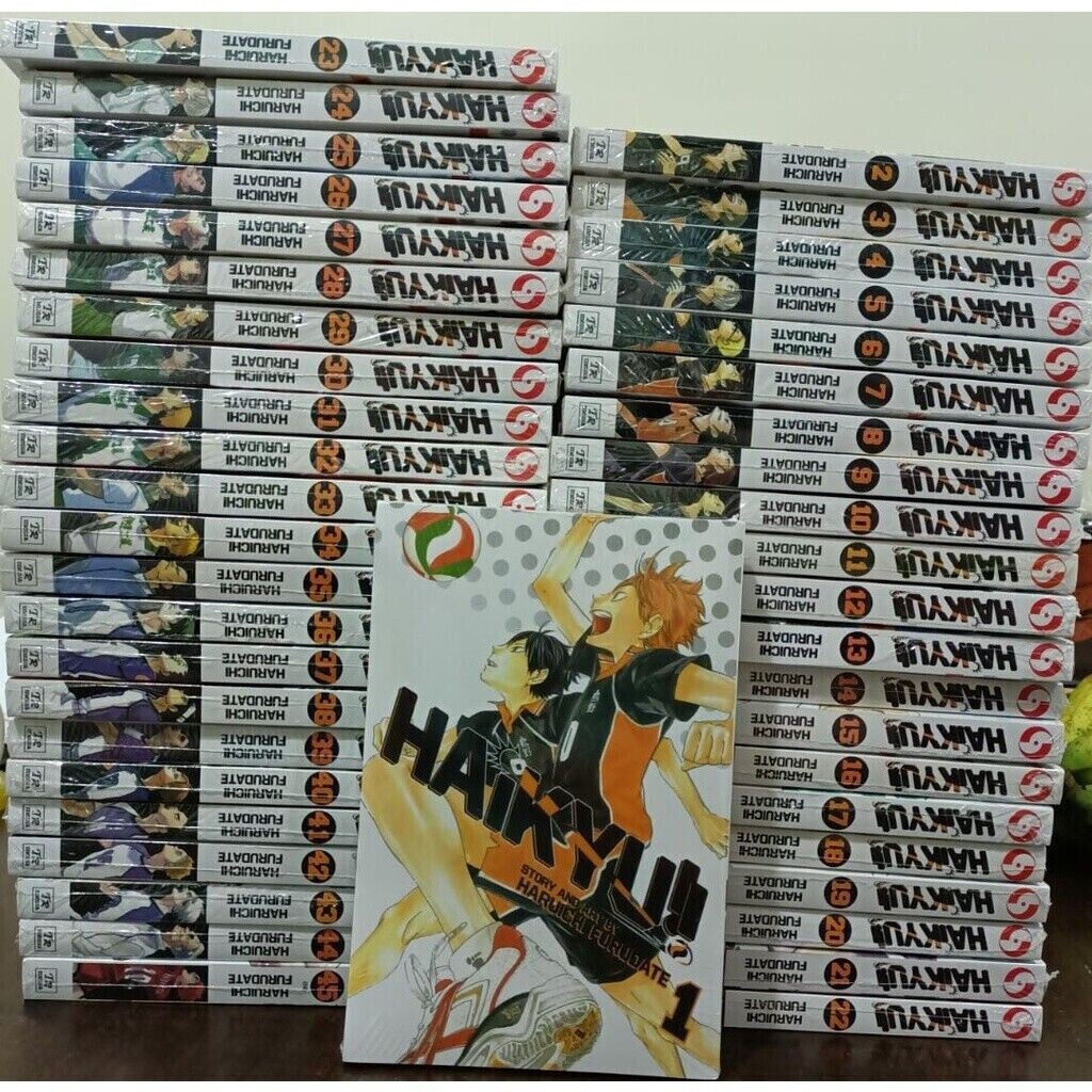 Haikyuu Set Manga Vol 1-45 Haikyuu English Comic Haruichi Furudate - Fast DHL