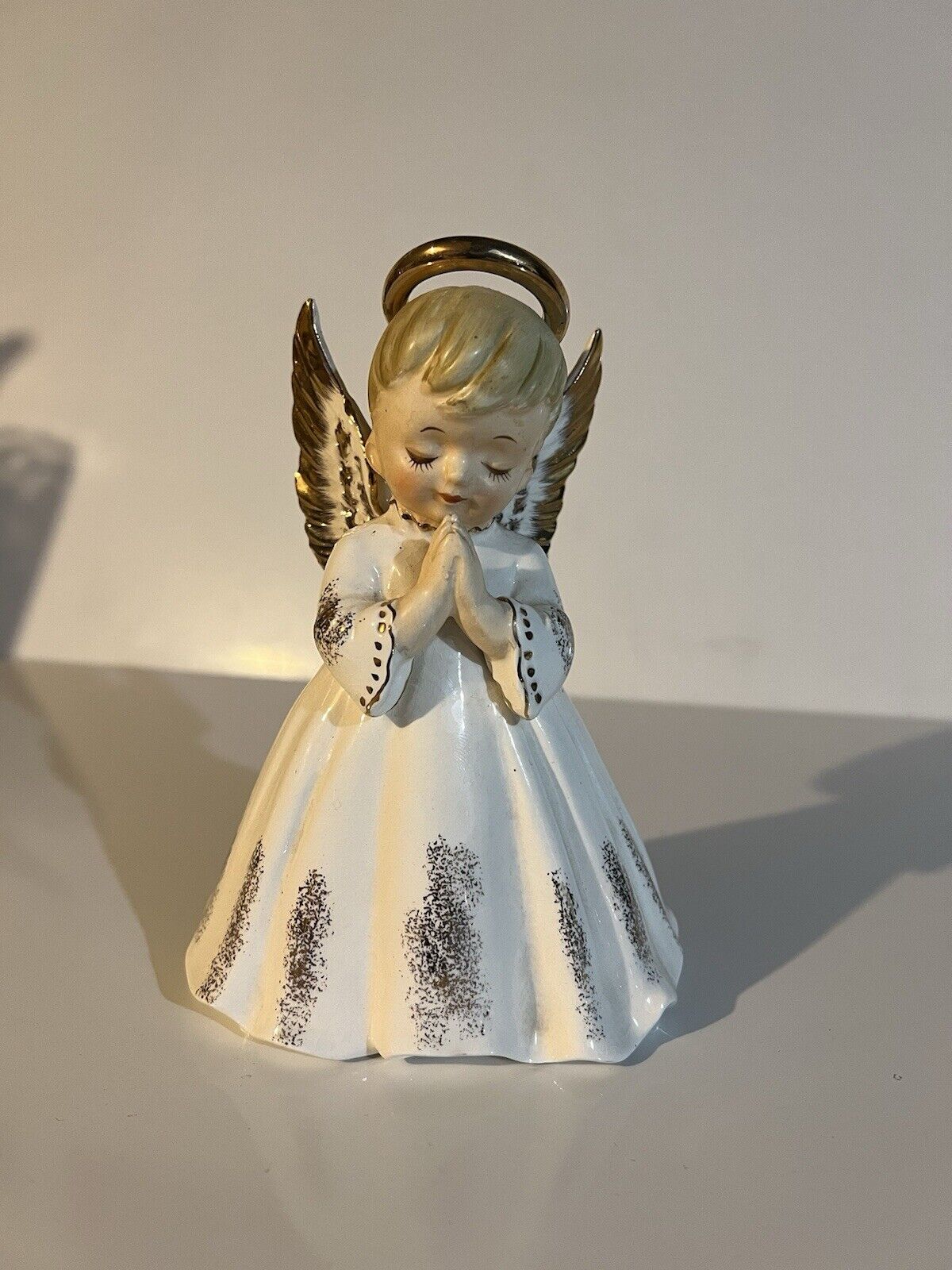 Vintage 1950\'s Lefton Boy Angel Bank Figurine RARE #1588