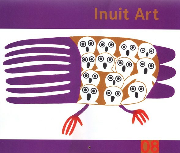 2008 Cape Dorset Inuit Art Calendar (Sealed in original packaging)