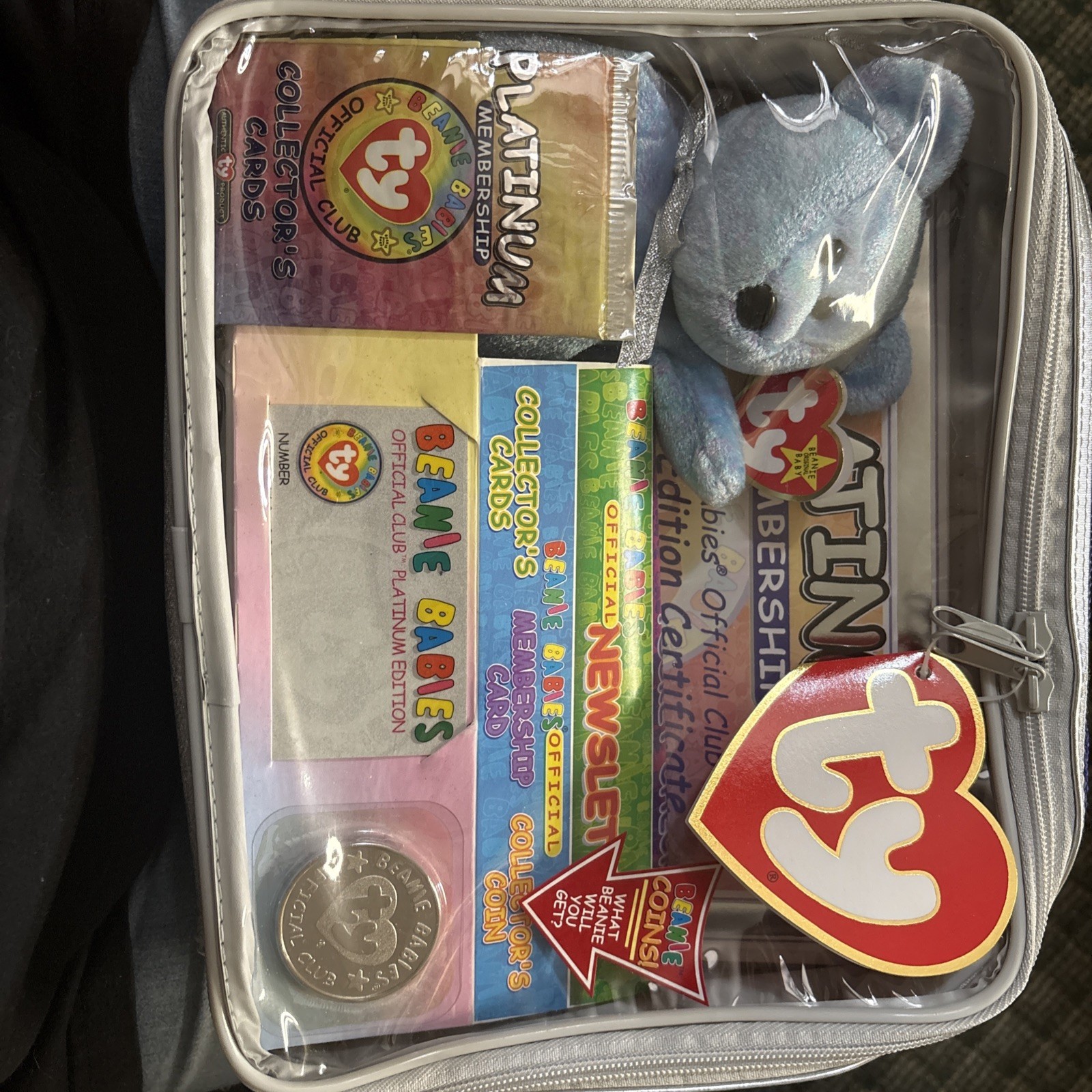 NWT Ty Beanie Babies official club kit II collectors club platinum membership