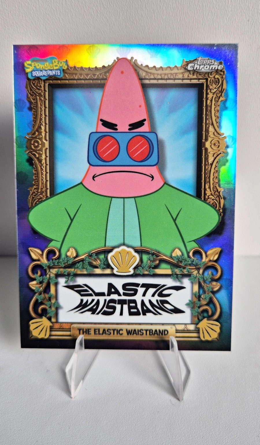 2025 Topps SpongeBob Chrome The Elastic Waistband A Bikini Bottom VIP-12 Patrick