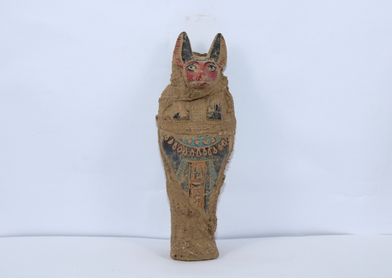 Egyptian Antique Mummified Ushabti of Anubis Pharaonic Era BC