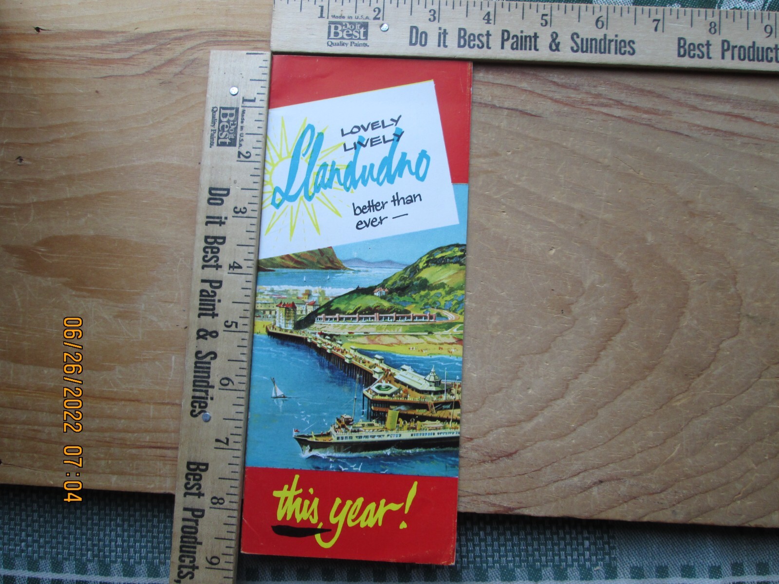 llandudno north wales 1960 brochure