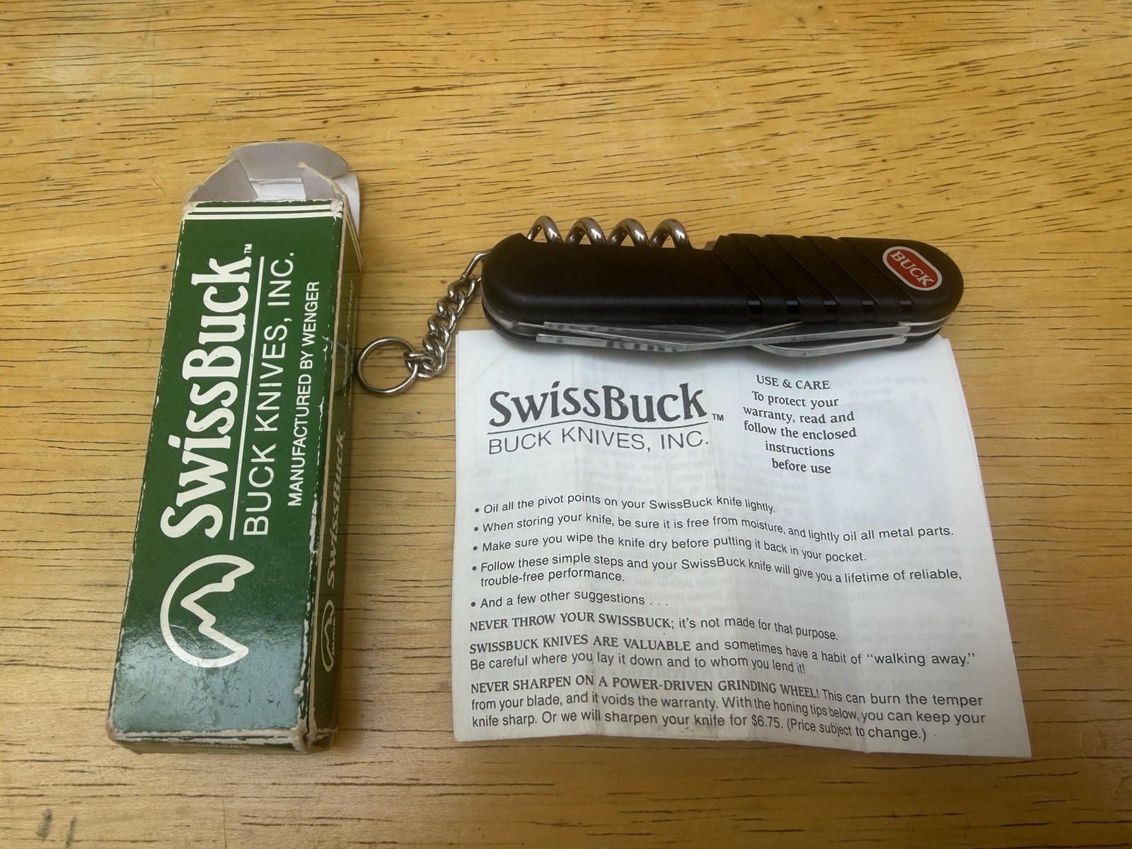 Wenger Swiss Army Knife Swissbuck Odyssey 87531 85mm New In Box