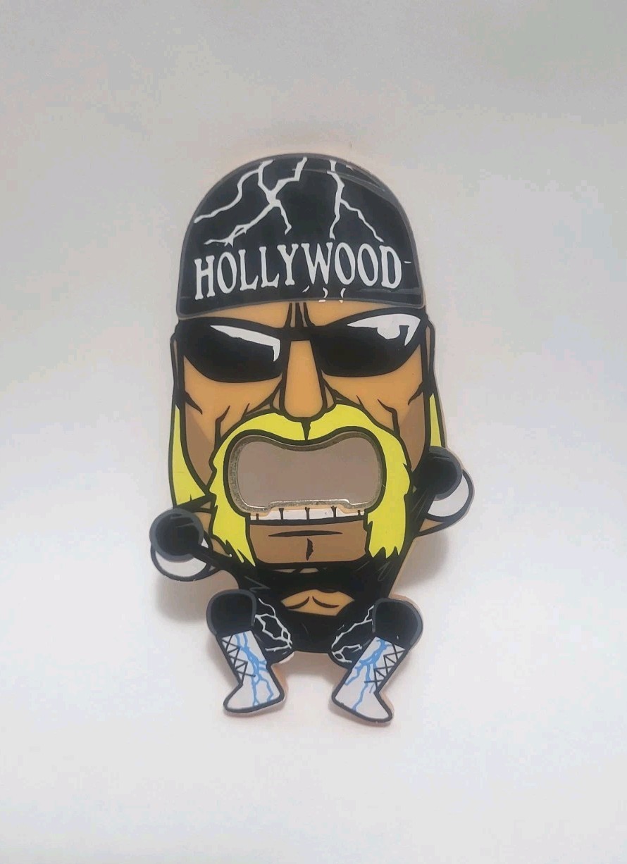 Hulk Hogan Hollywood NWO Magnetic Bottle Opener WWE Wrestling Collectible NEW