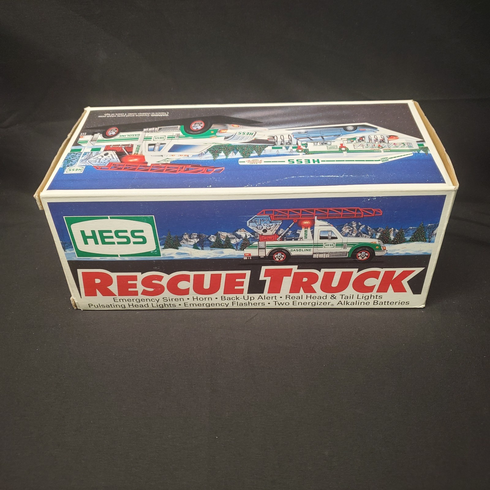Vintage 1994 Hess Rescue Truck Toy Emergency Fire Vehicle New In Box NIB Gas Oil Vintage 1994 Hess Rescue Truck Toy Emergency Fire Vehicle New In Box NIB Gas Oil