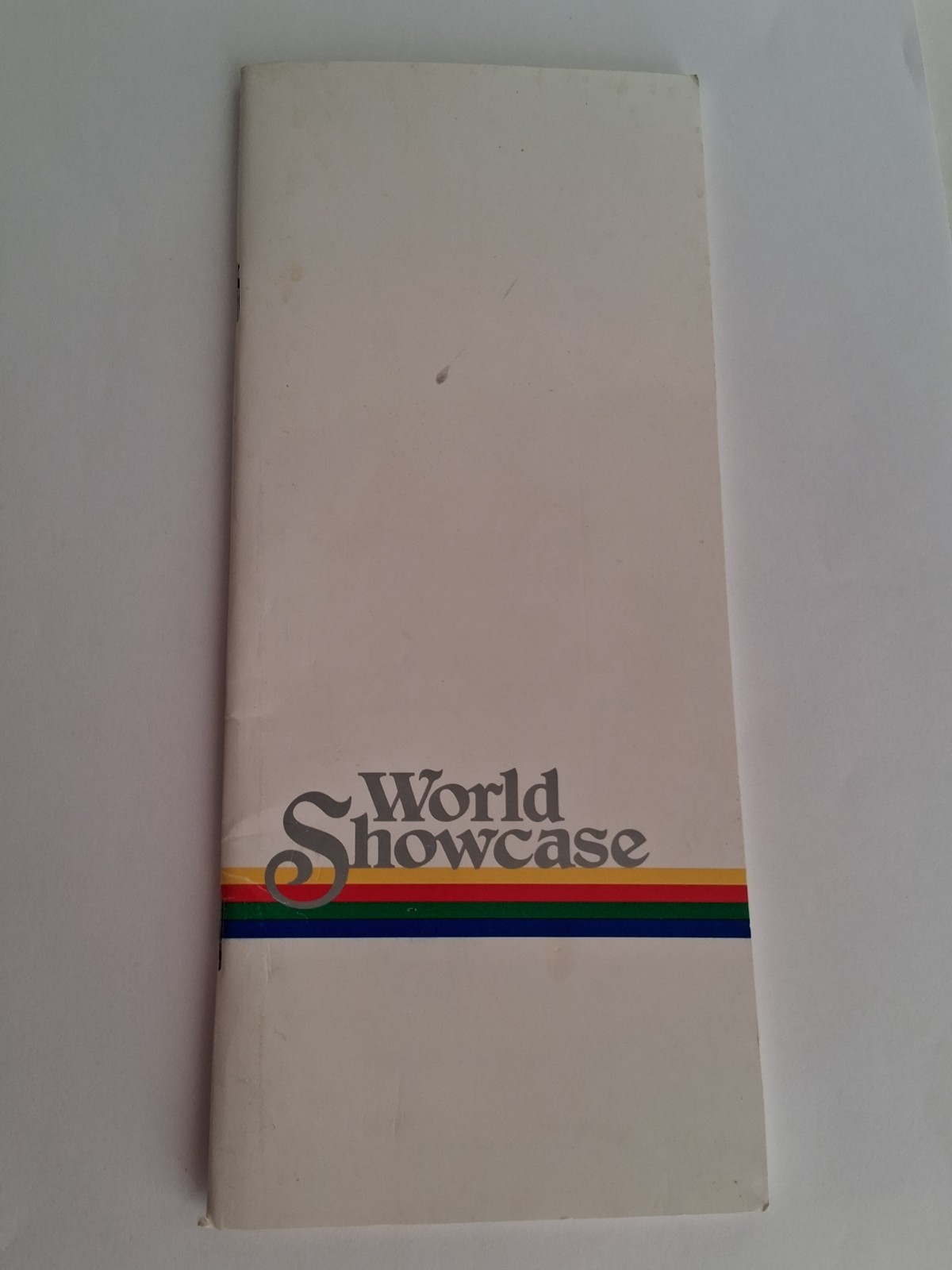 1982 Epcot Center Grand Opening World Showcase Dedication Program Disney World