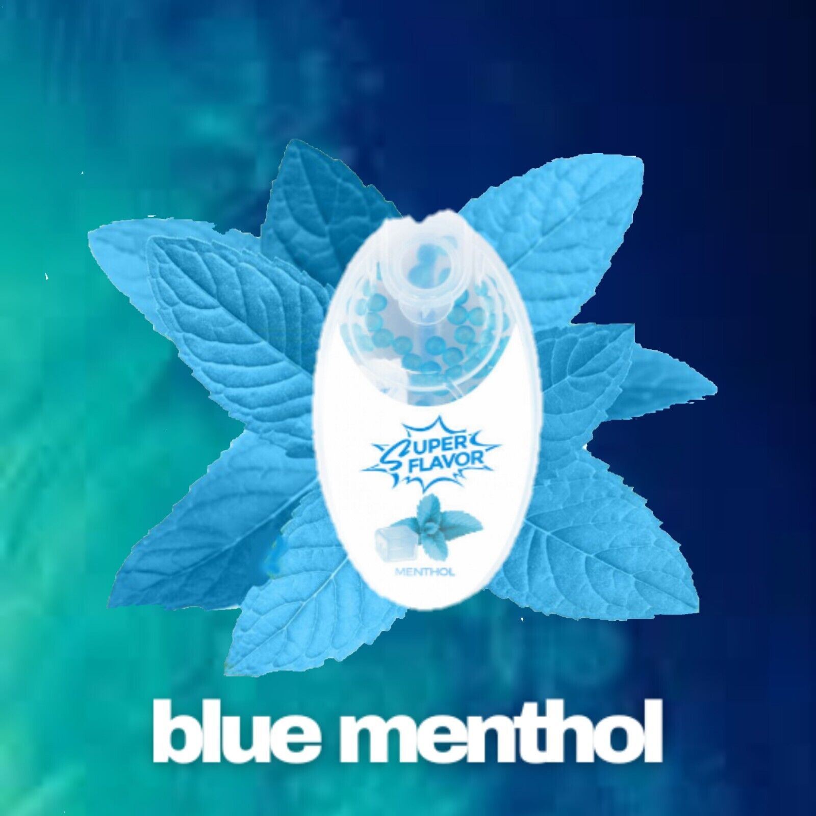 One Thousand 1000 Mint/Blue Menthol Crush Flavor Balls