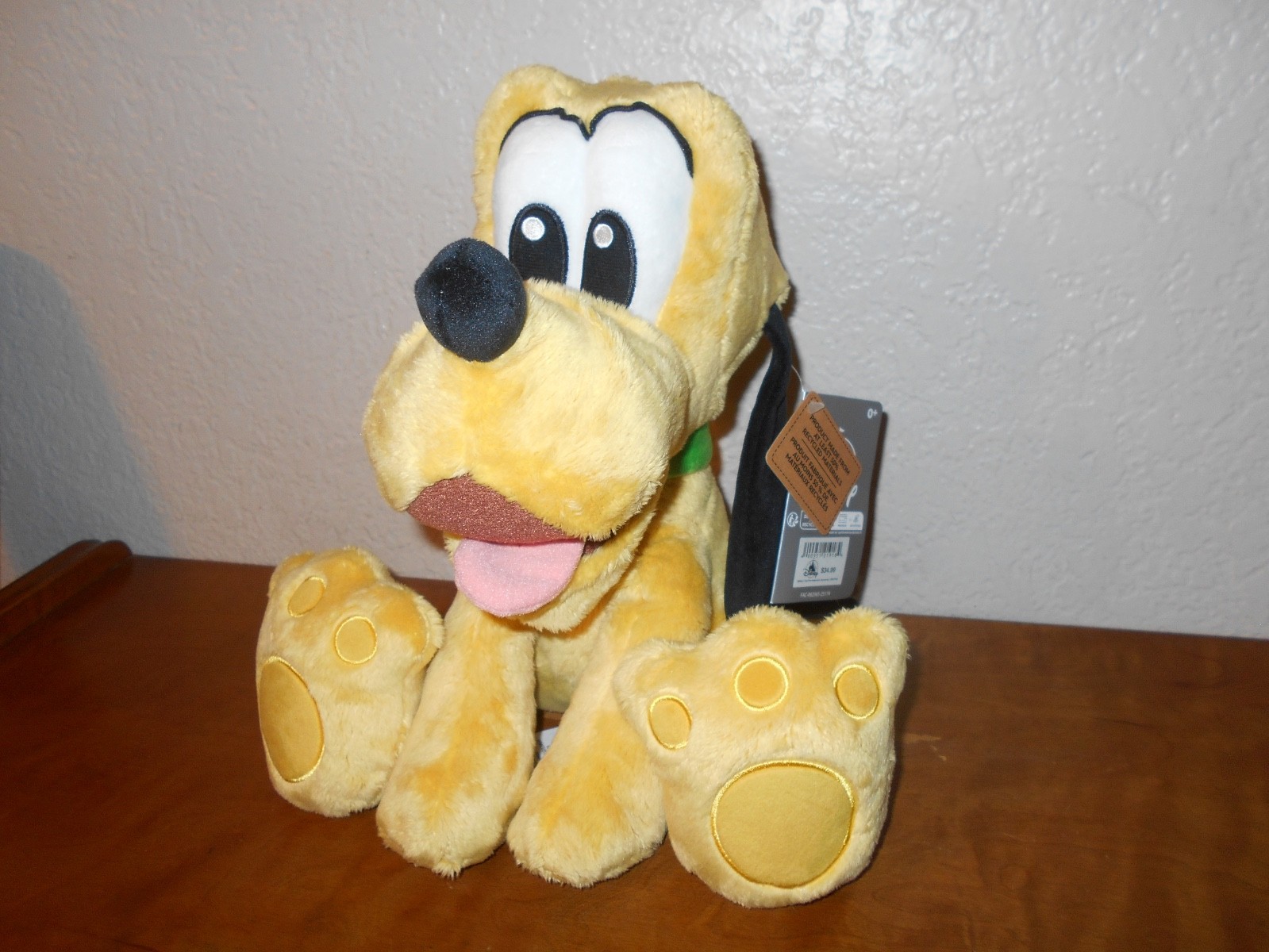 Disney Parks Pluto Big Feet Plush Medium 12\