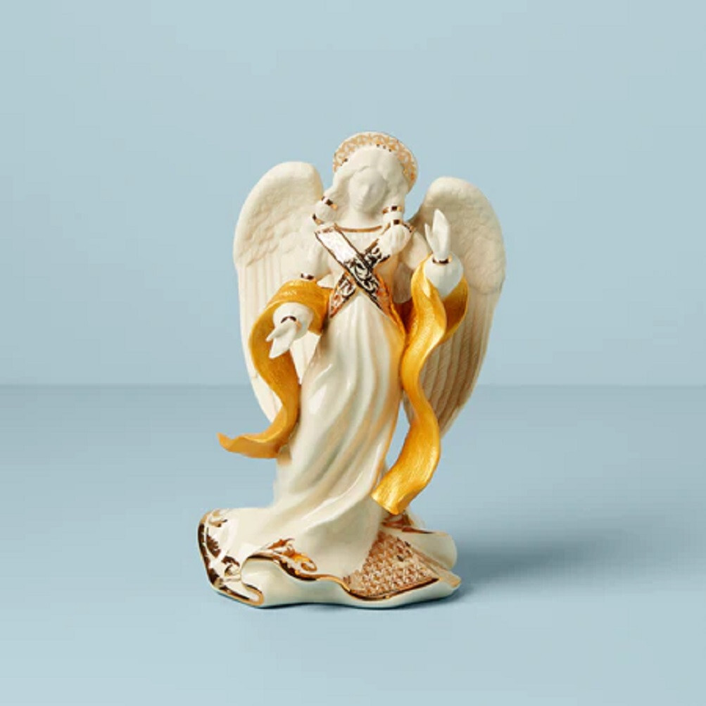 Lenox FIRST BLESSING NATIVITY - Angel of Peace Porcelain Christmas Figurine N/O