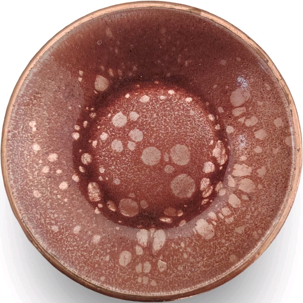 Vintage Enamel on Copper Trinket Dish Rose Brown Metallic Mid Century Modern Vintage Enamel on Copper Trinket Dish Rose Brown Metallic Mid Century Modern