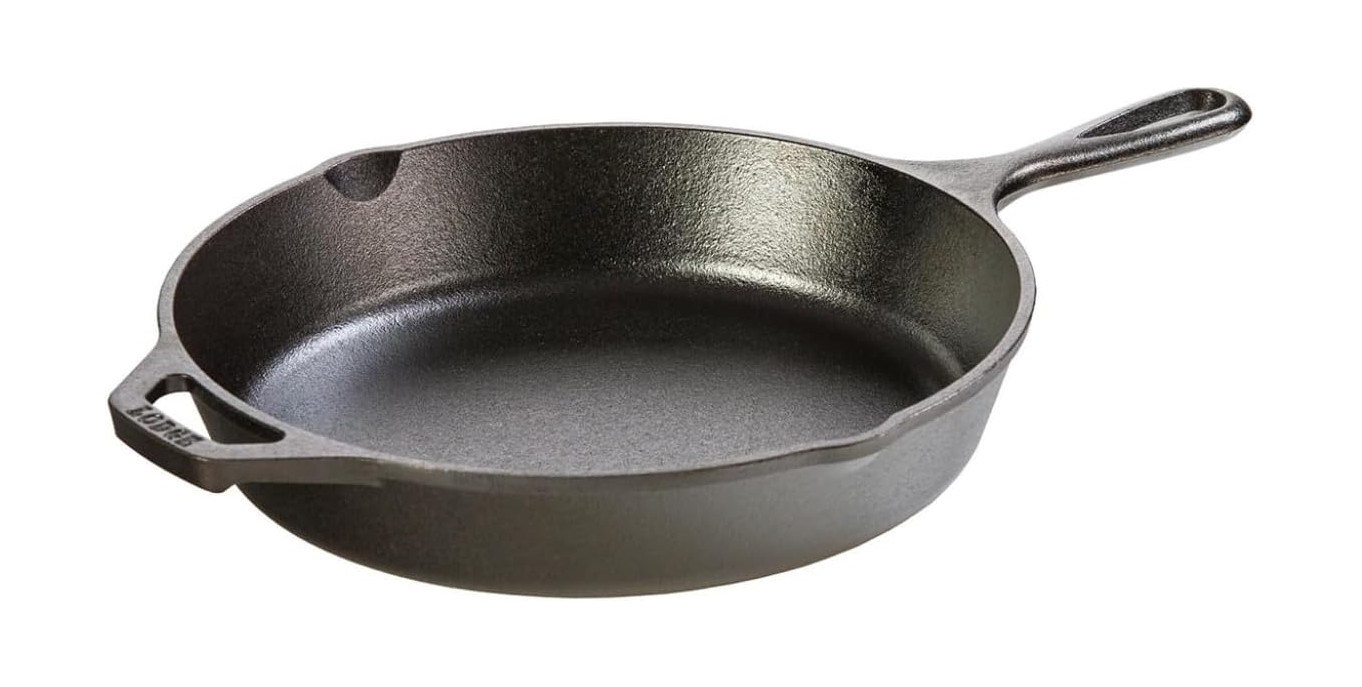 Lodge 10.25 Inch Cast Iron Skillet – Made in USA – Durable, Non-Toxic