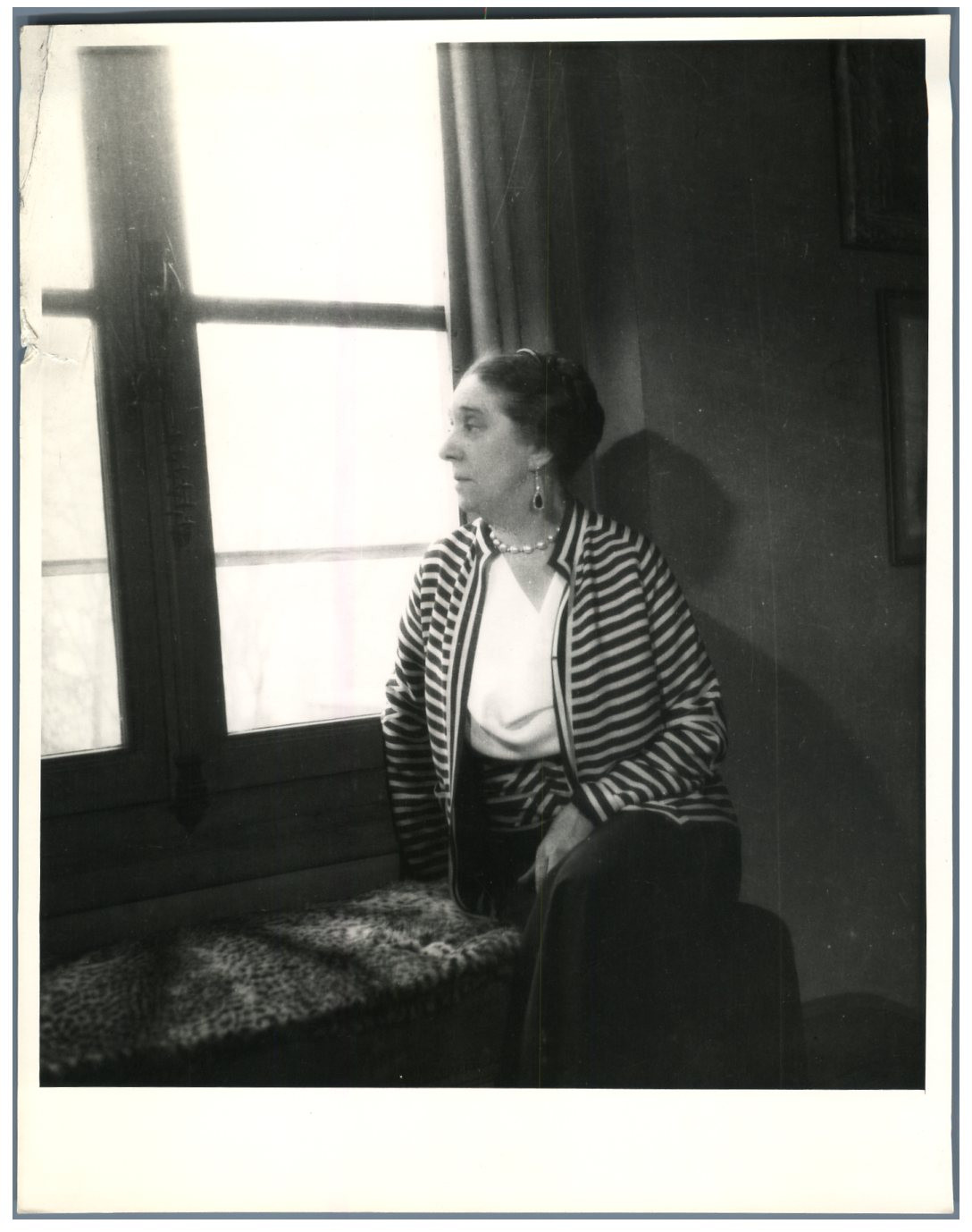 Jeanne Lanvin, great French couturier vintage silver print. Photo Lipnitz