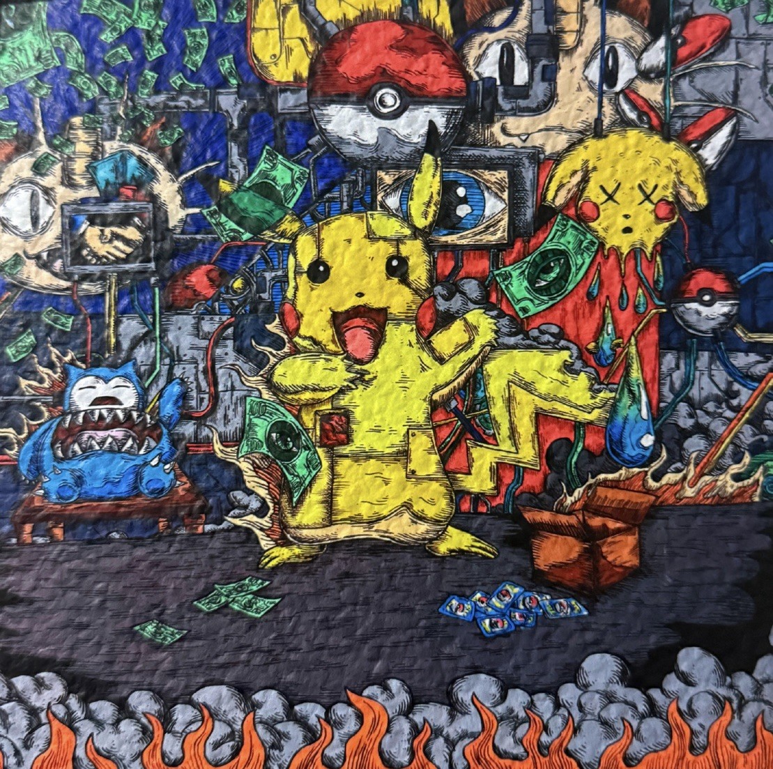 * UV REACTIVE * Pokémon Pikachu MOODMAT 
