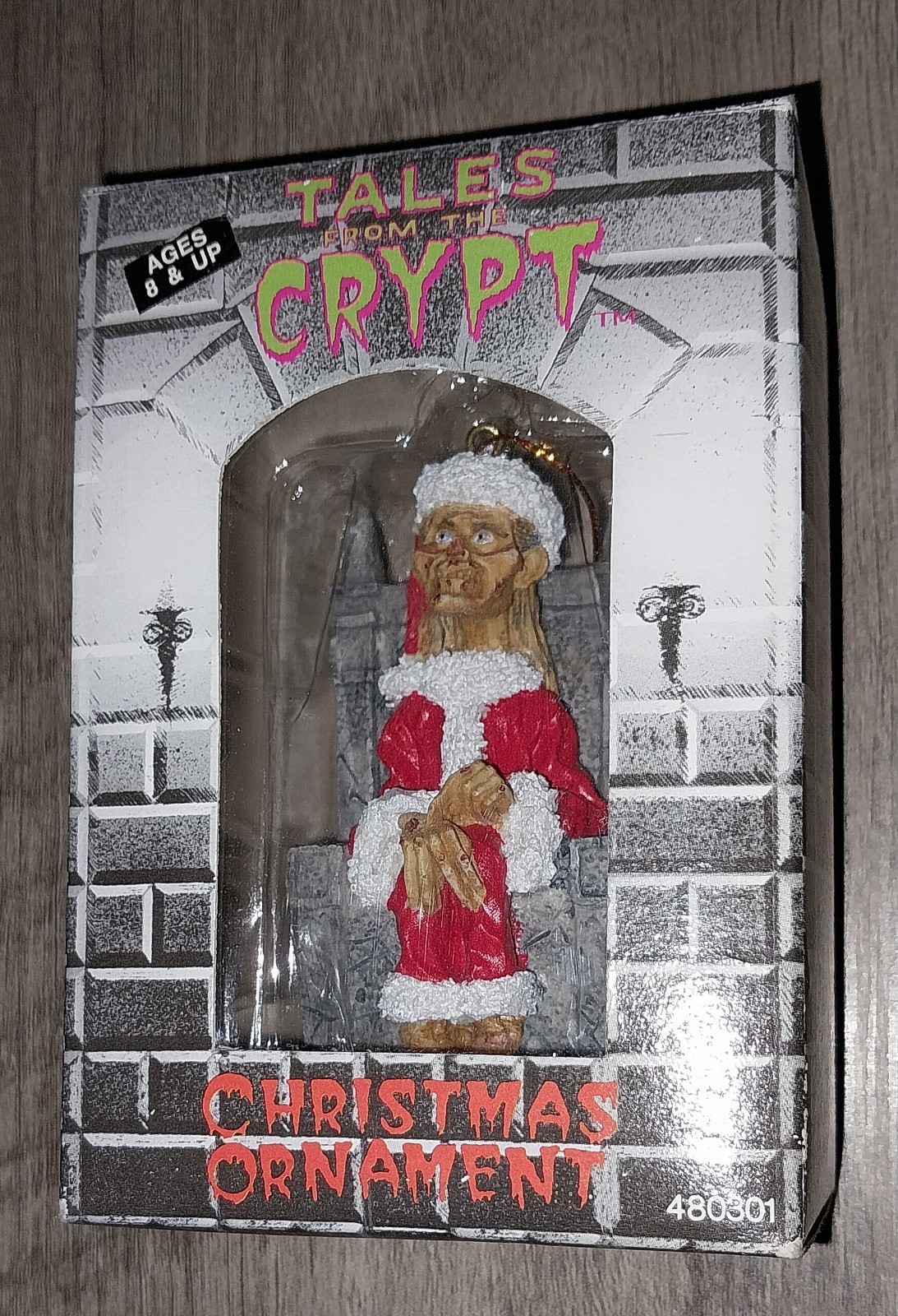 Tales From the Crypt Ornament New RARE Crypt Keeper Santa 