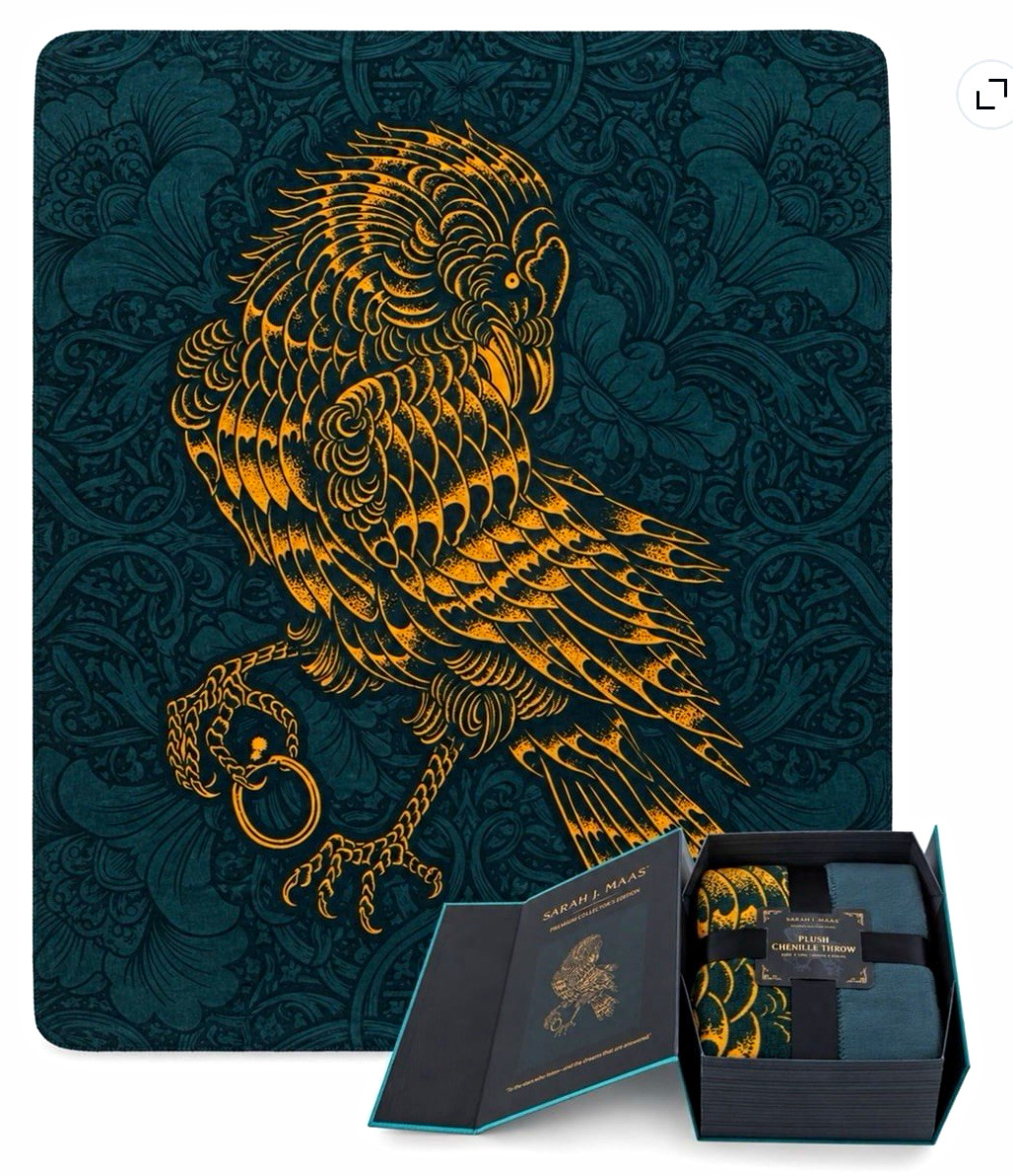 A Court of Mist and Fury Sarah J. Maas Chenille Blanket (ACOTAR)