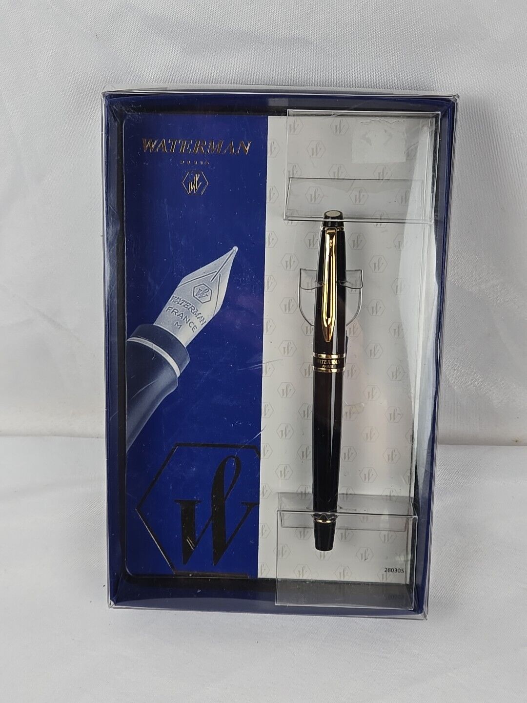 Waterman  Paris Ballpoint Pen-- Expert II Black Lacquer 