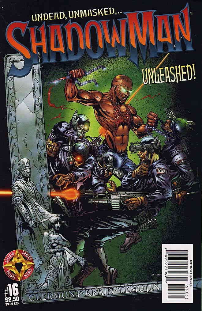 Shadowman (Vol. 2) #16 VF/NM; Acclaim | Clayton Crain - w/Bag+Board
