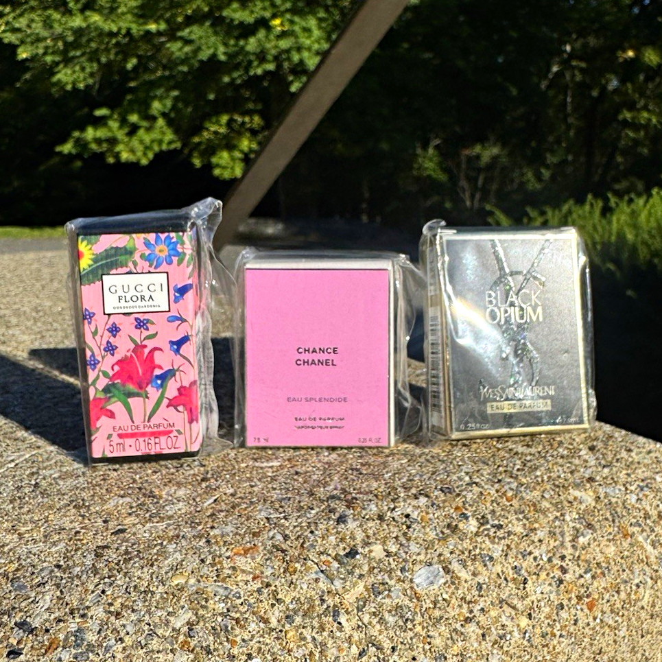 Designer Perfume Miniature Lot - Gucci, Chanel, Dior, YSL, Armani, Lancôme