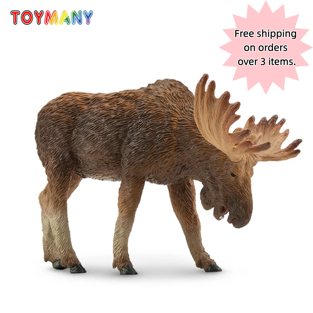Toymany Moose Figurine Realistic Collectible Statue Home Decor Display Gift Toymany Moose Figurine Realistic Collectible Statue Home Decor Display Gift