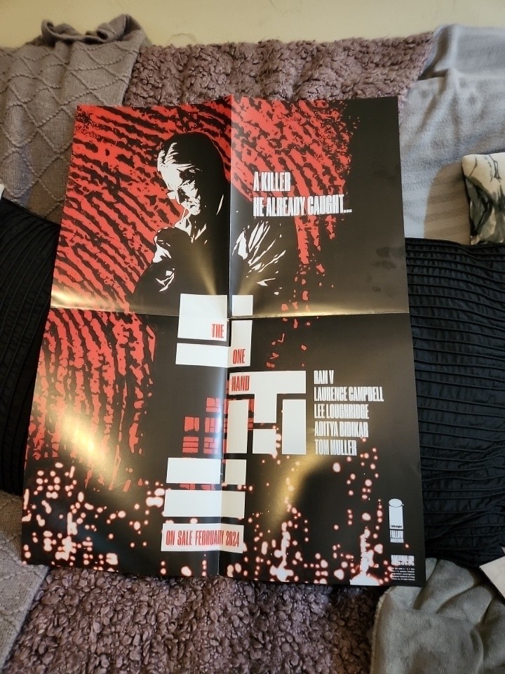 THE ONE HAND & THE SIX FINGERS 18 X 24 REVERSIBLE IMAGE COMICS Folded Unused 