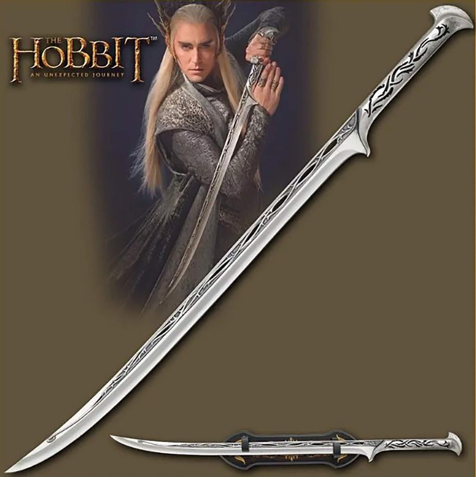Thranduil\'s Sword Replica Officially Licensed Elven Blade with Display Best Gift