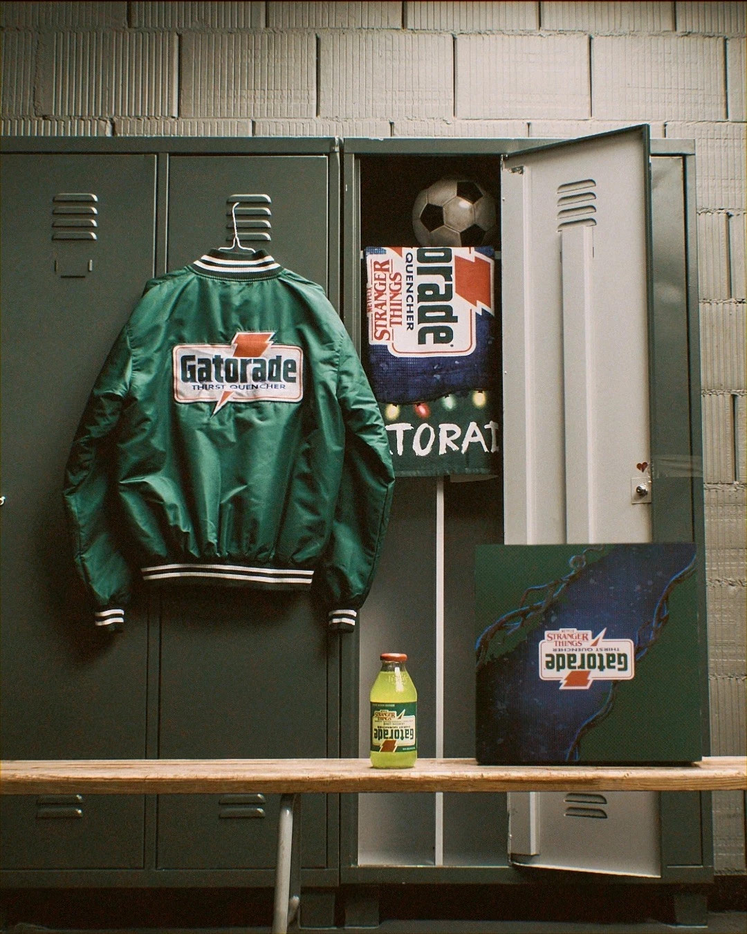 Gatorade x Stranger Things Upside Down Capsule Numbered Glass MEDIUM IN HAND