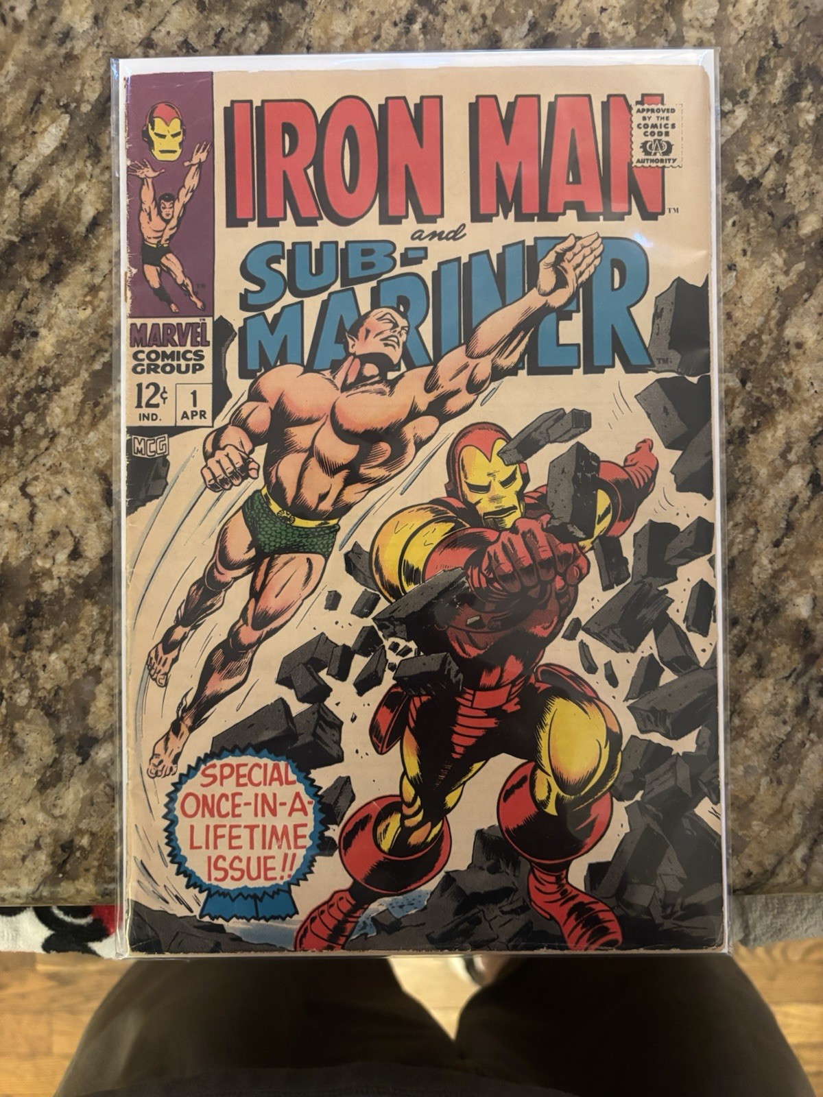 IRON MAN AND SUB-MARINER #1 COMIC BOOK (MARVEL, 1968) SILVER AGE -