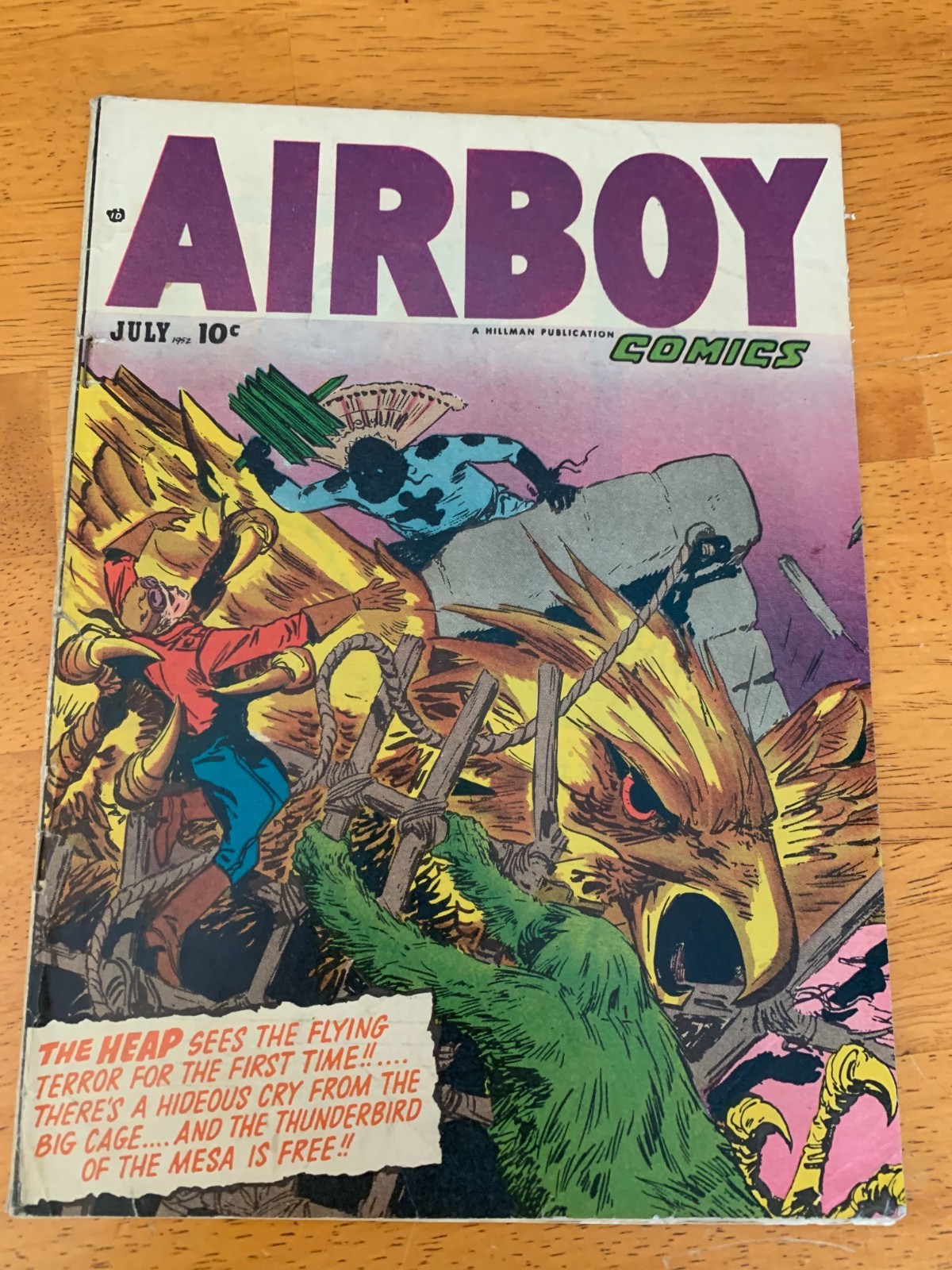 Airboy Comics (1952) vol 9 #6 - 3rd Heap Cover (around a VG-, it\'s a nice book)