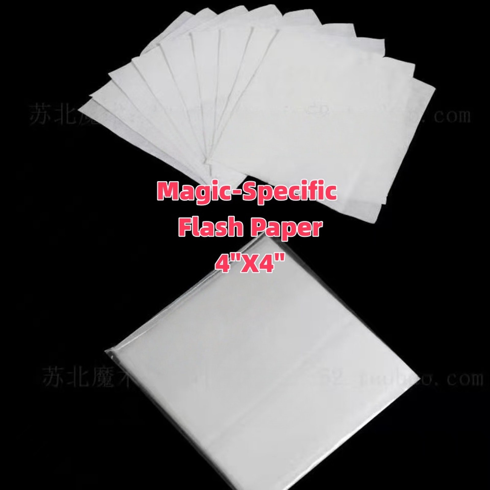 50Pcs Magic-Specific Paper,4“X4 50Pcs Magic-Specific Paper,4“X4