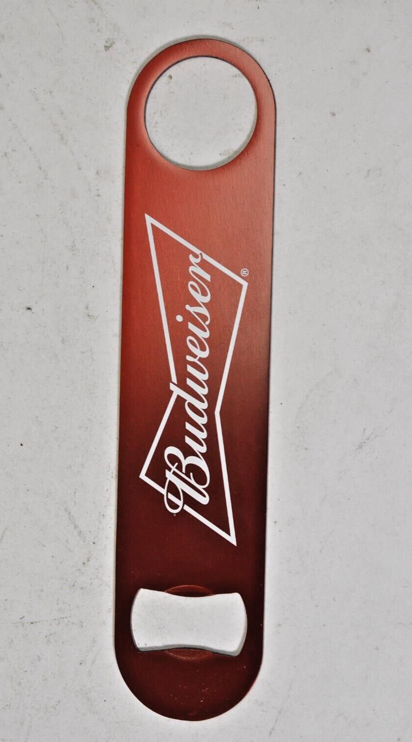 Budweiser Red Metal Steel Bottle Opener 7\