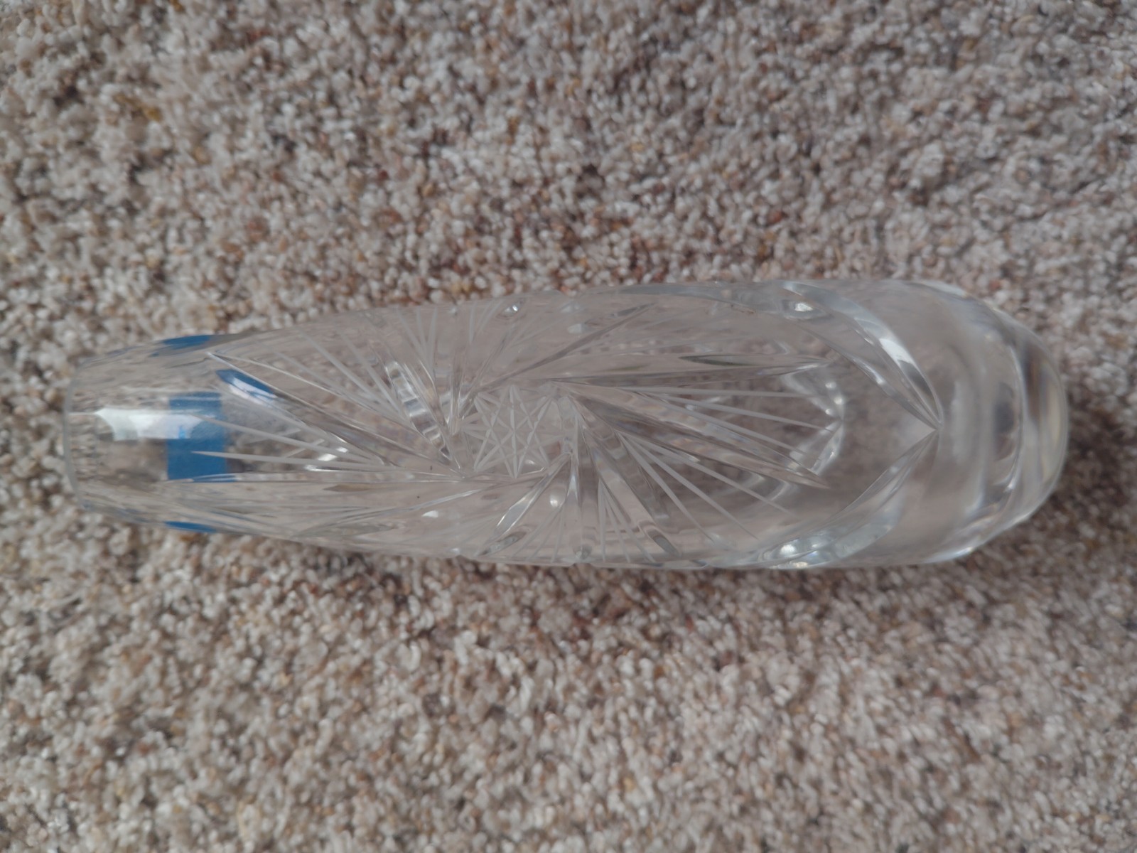 Vintage Violetta 24% Lead Crystal Bud Vase 7-8\