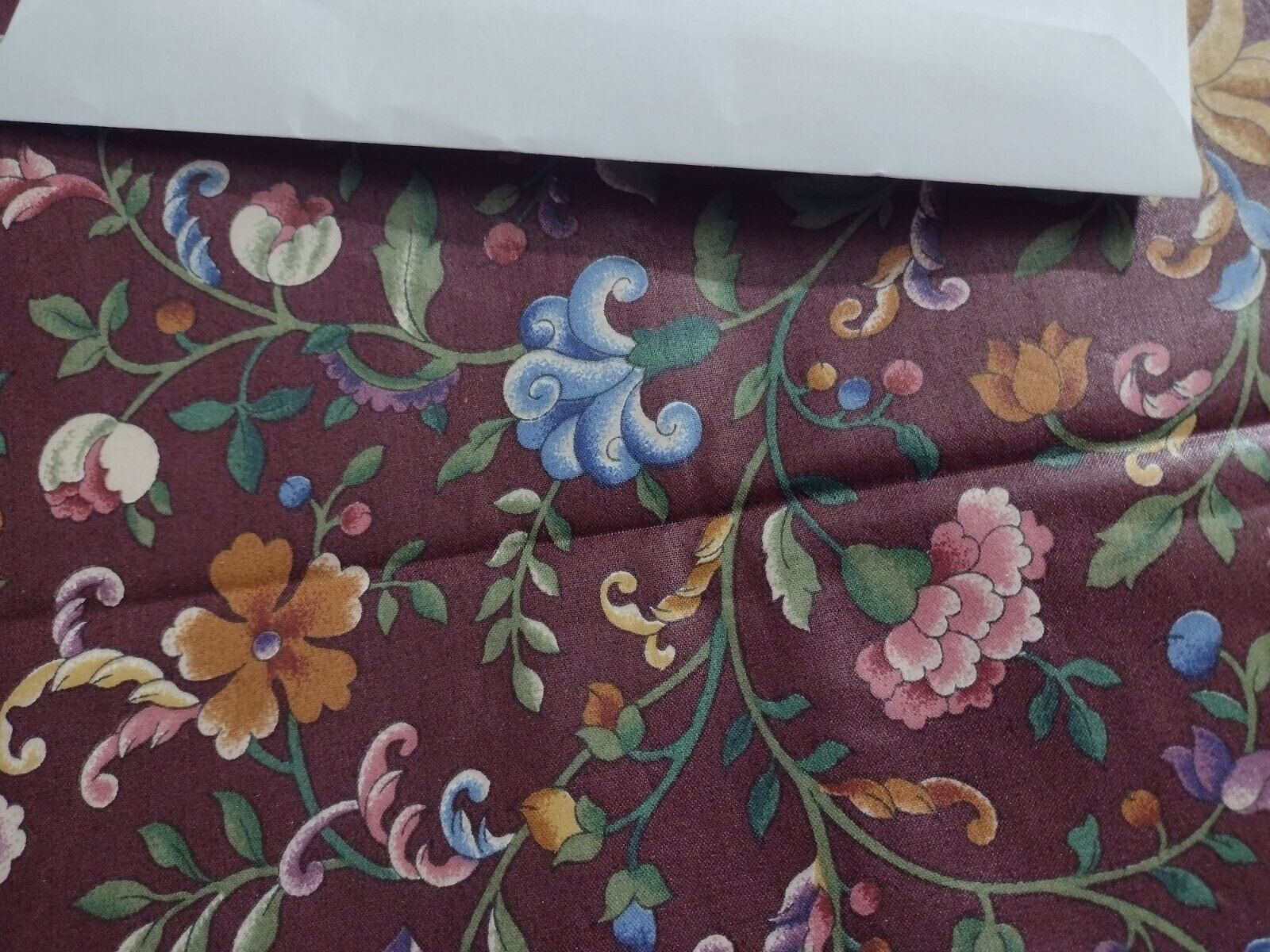 Kaufmann Metropolitan Museum Screen Printed Fabric  Combed Cotton Sheen 6yd Rare
