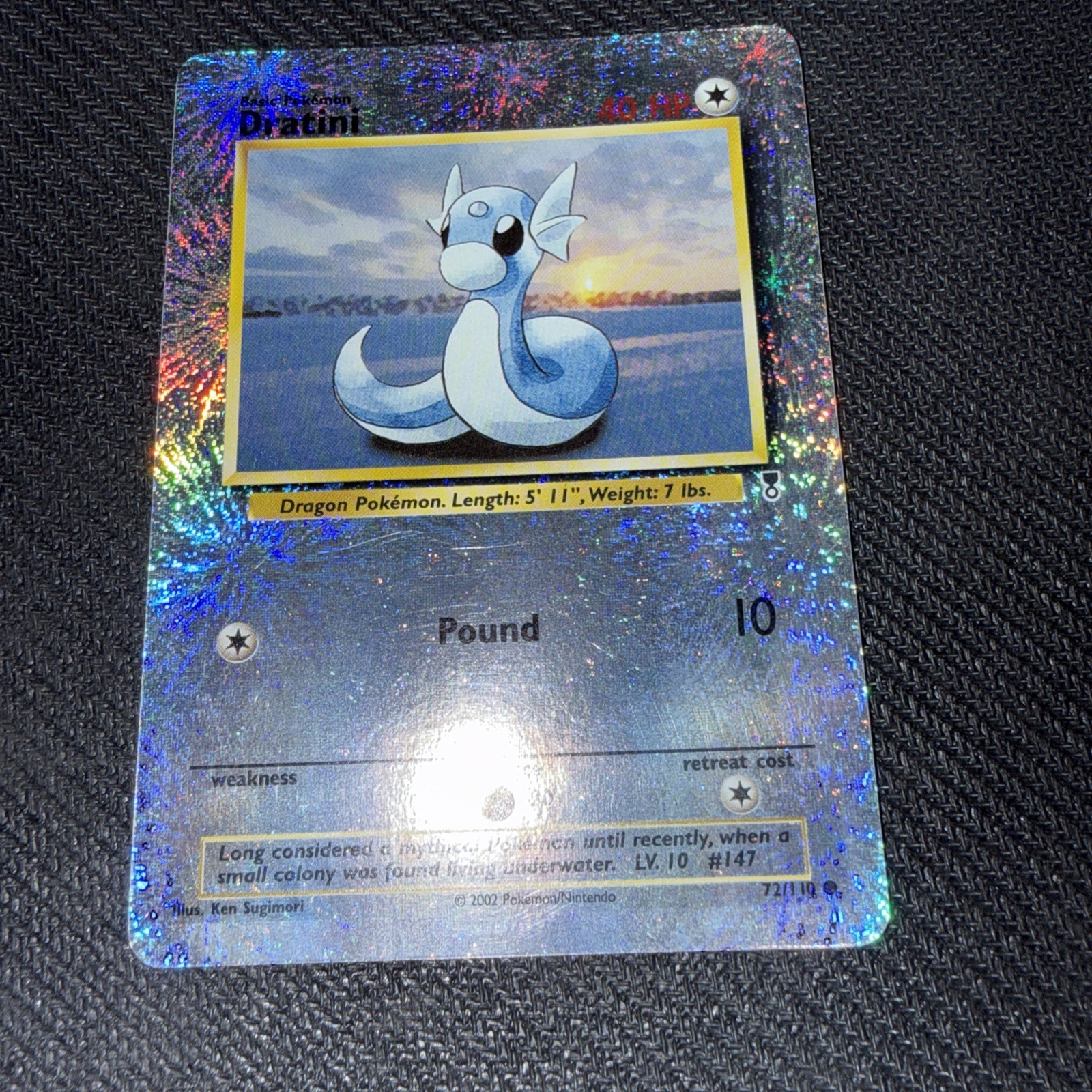 Pokemon - Dratini - 72/110 - Reverse Holo NM - Legendary Collection - No Shining