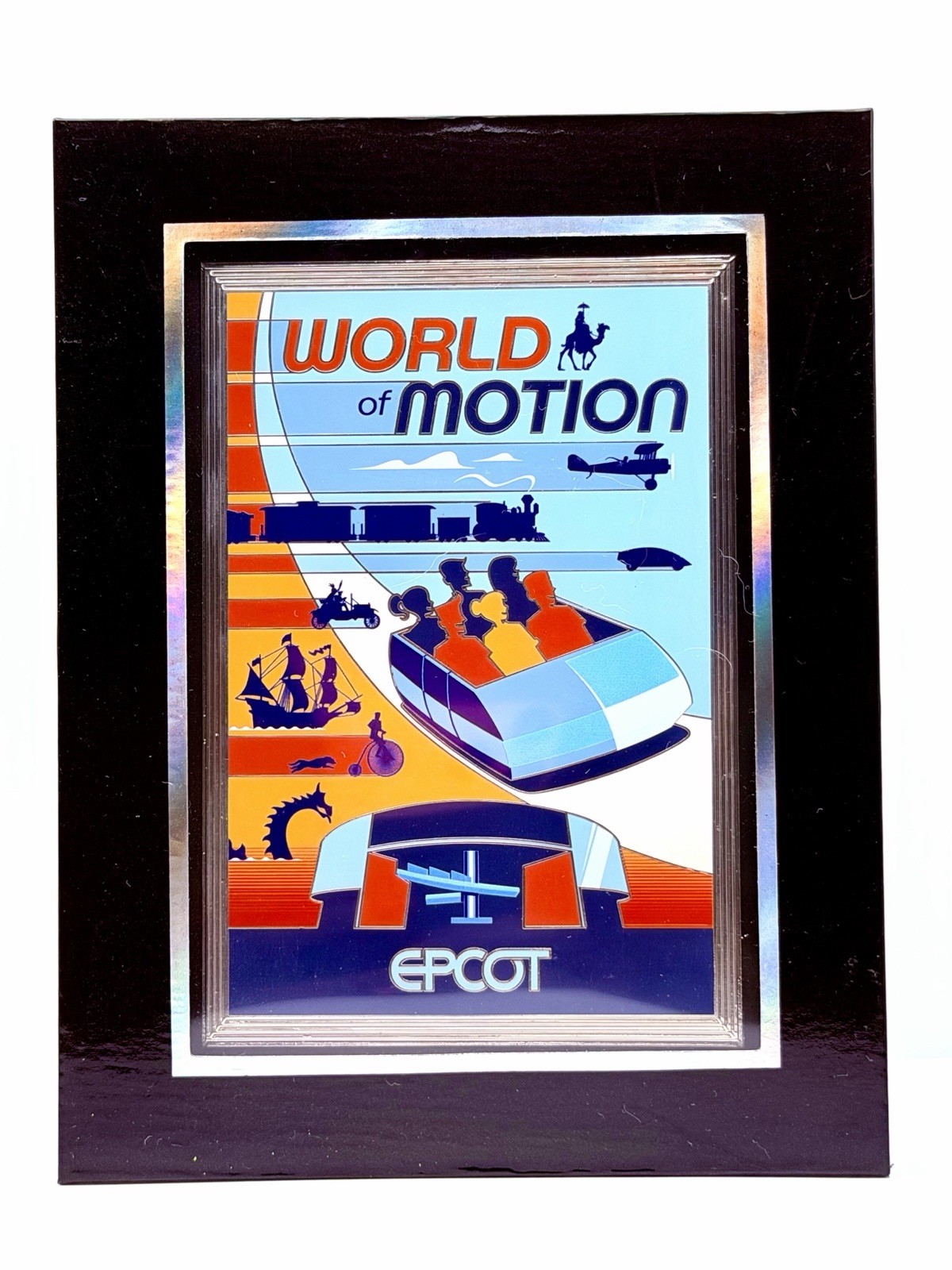 Walt Disney Imagineering WDI Poster Series Pin 2022 Epcot World of Motion LE 250 Walt Disney Imagineering WDI Poster Series Pin 2022 Epcot World of Motion LE 250