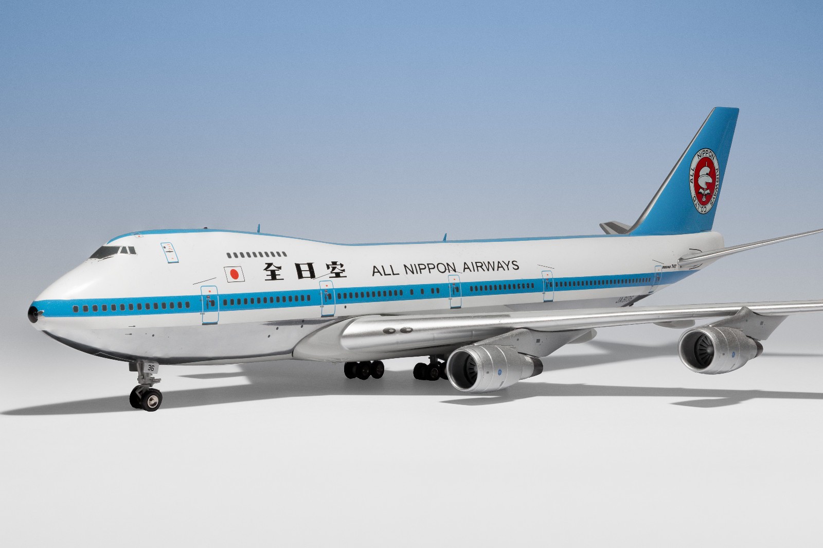 BBox/Inflight200 1:200 ALL NIPPON AIRWAYS 747-100 MOHICAN LIVERY - JA8136 - RARE