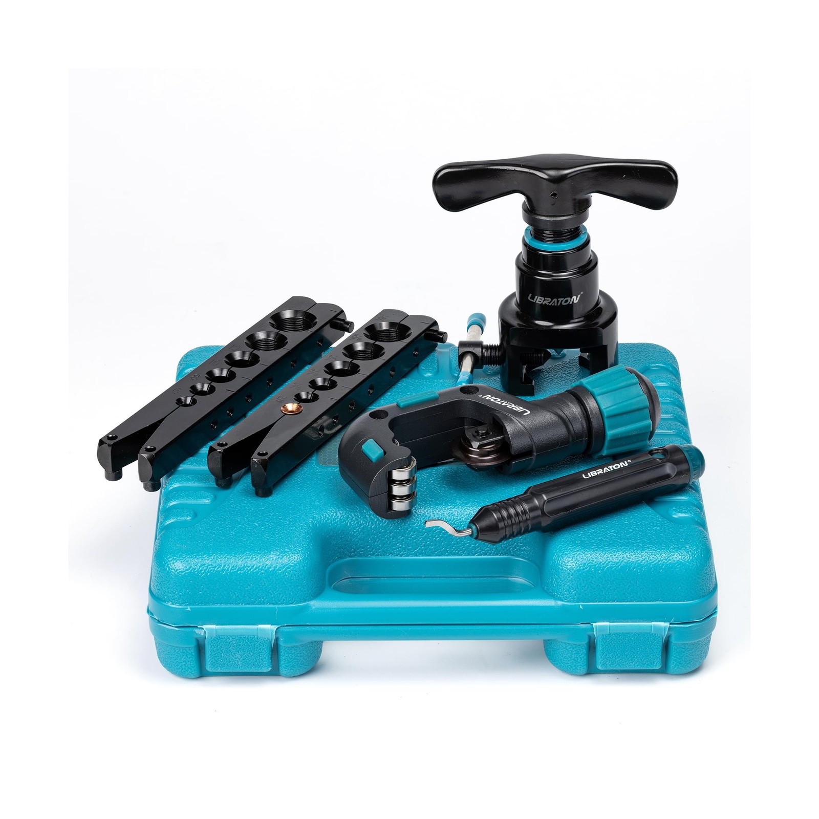 LIBRATON Flaring Tool, HVAC Flaring Tool Kit, Copper Flaring Tool | 45° Ecc