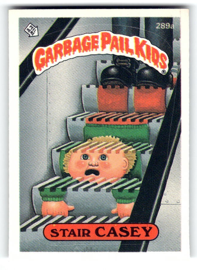 1987 Topps Garbage Pail Kids Series 7 #289a Stair Casey
