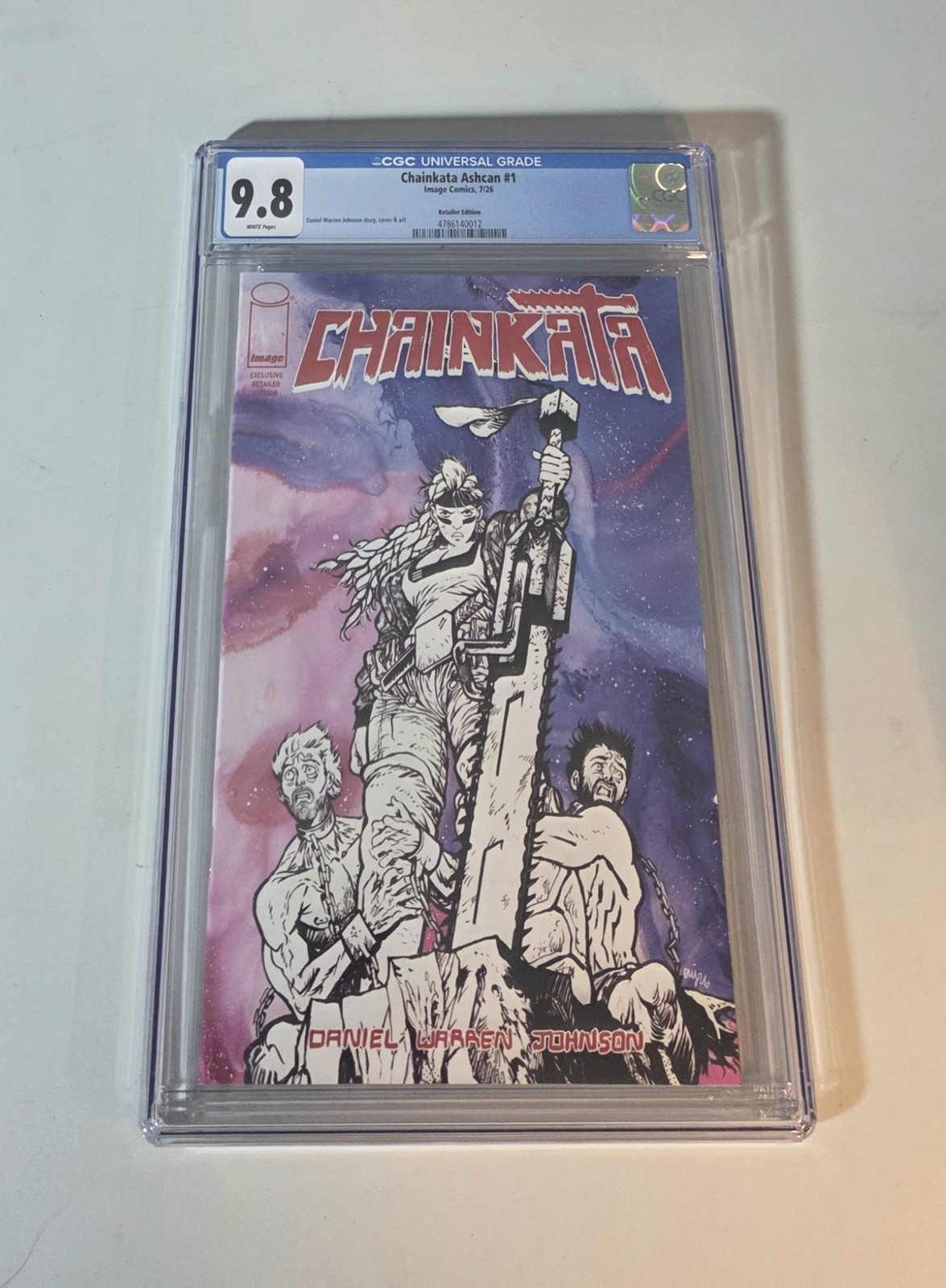 Chainkata #1 CGC 9.8 Graded Exclusive Retailer Edition Daniel Warren Johnson