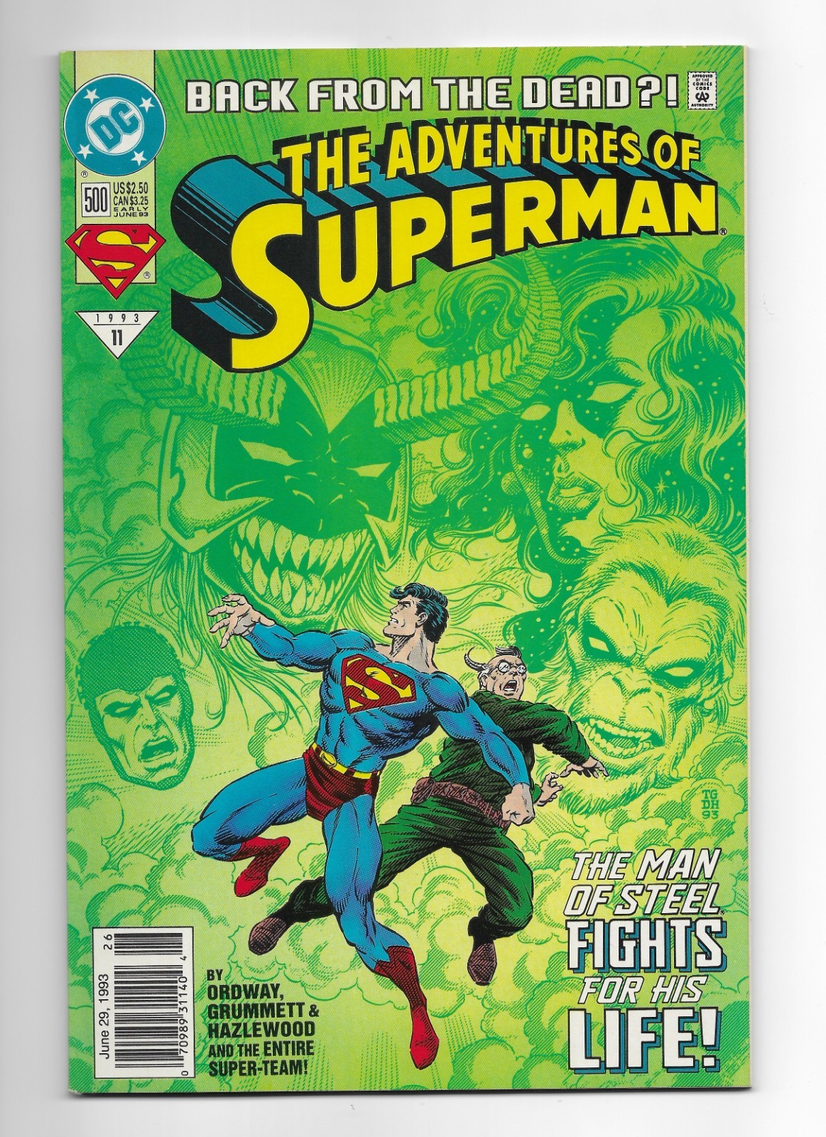 DC Comics Adventures of Superman #500 Newsstand