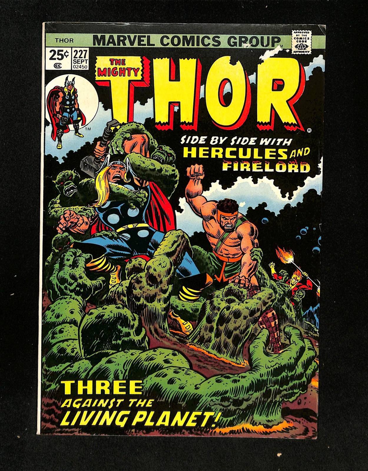 Thor #227 Hercules Firelord Marvel 1974