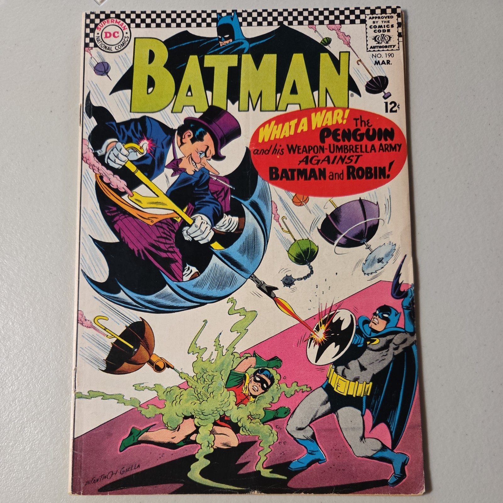 DC Comics Batman #190 (Mar 1964) Penguin, Robin DC Comics Batman #190 (Mar 1964) Penguin, Robin