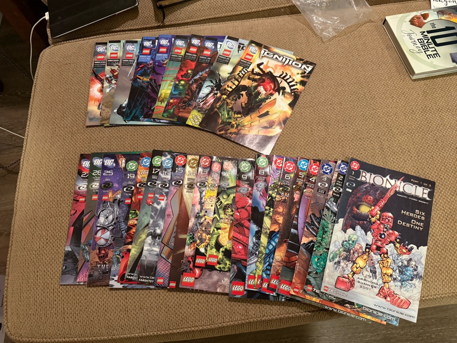 DC LEGO Bionicle Comics Lot Issues 1-19,25-27 Ignition 0-4, 8, 10-15