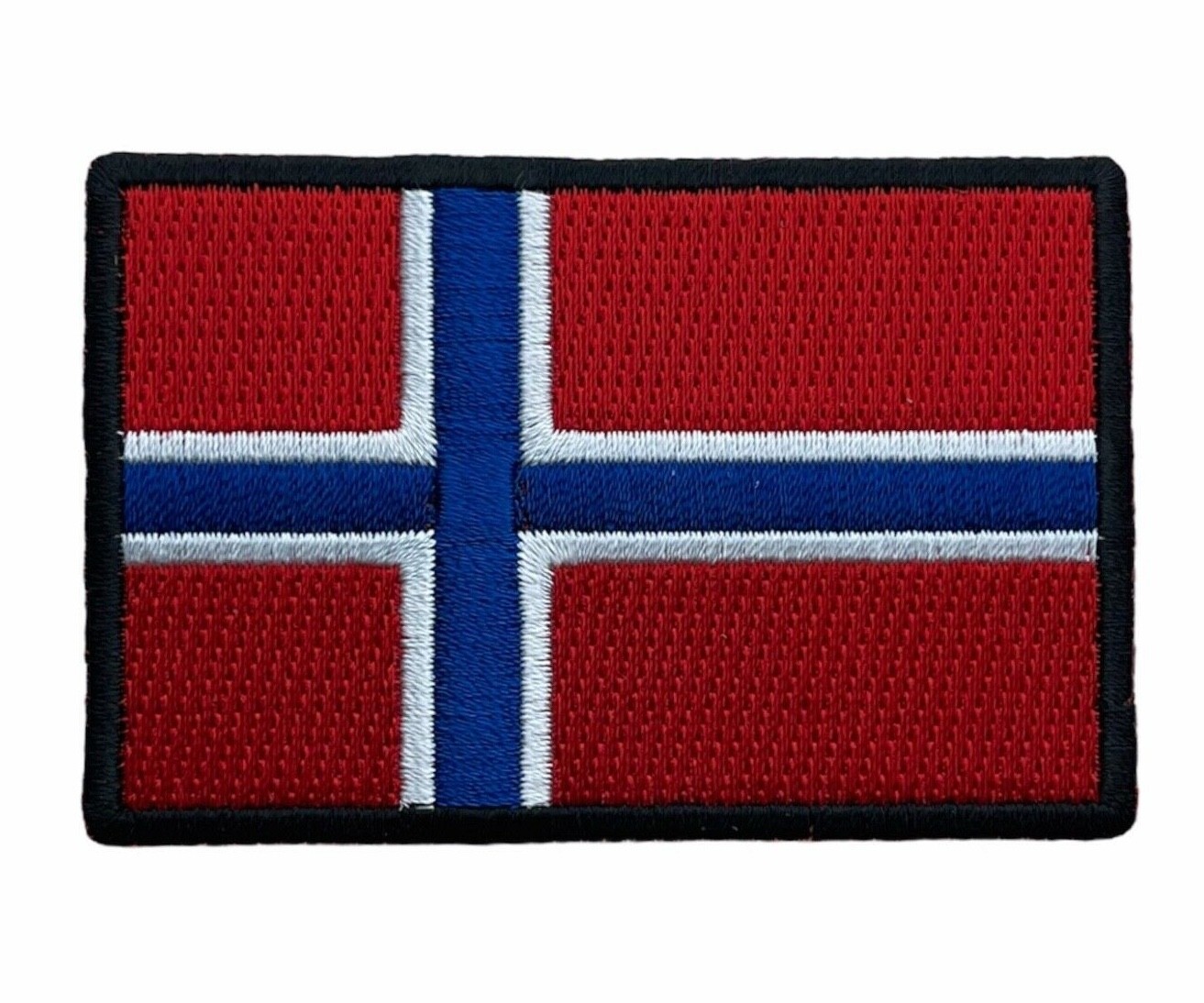 Norway Flag Country of 3 inch Embroidered Patch IV5180 F5D13N