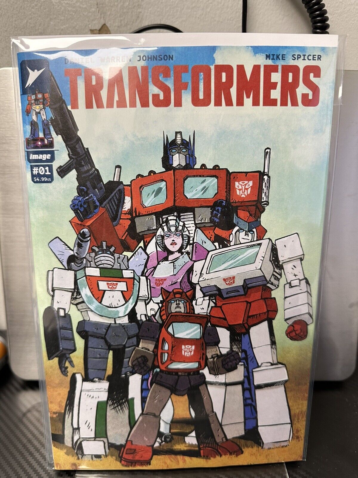 Transformers #1 Covers B 1st Print Image 2023 Daniel Warren Johnson NM