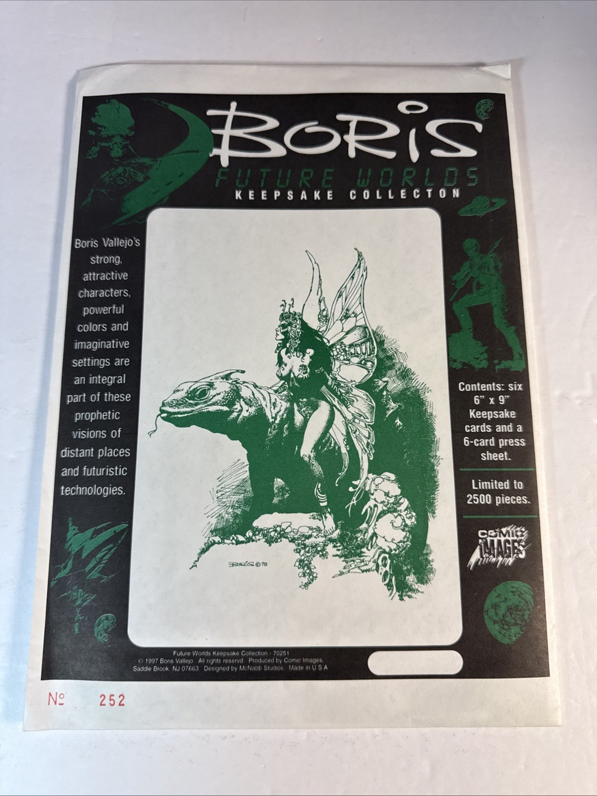 Comic Images Boris Vallejo's Future Worlds Keepsake Collection 1997