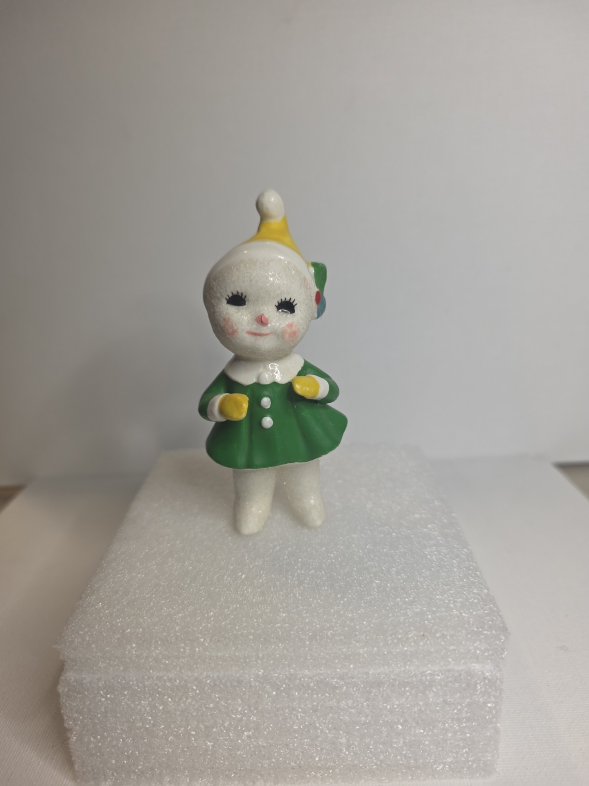 Christmas Ceramic Pixie Japan Snowbaby Harold Gale Vintage Mica 